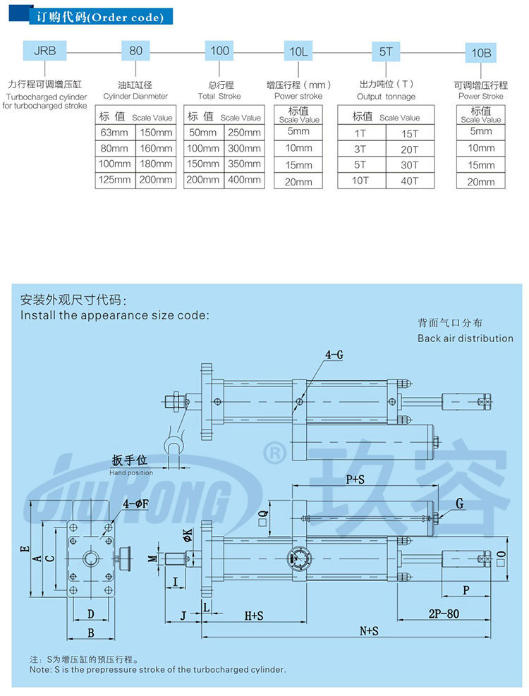 力行程可調麻豆福利视频缸訂購尺寸代碼